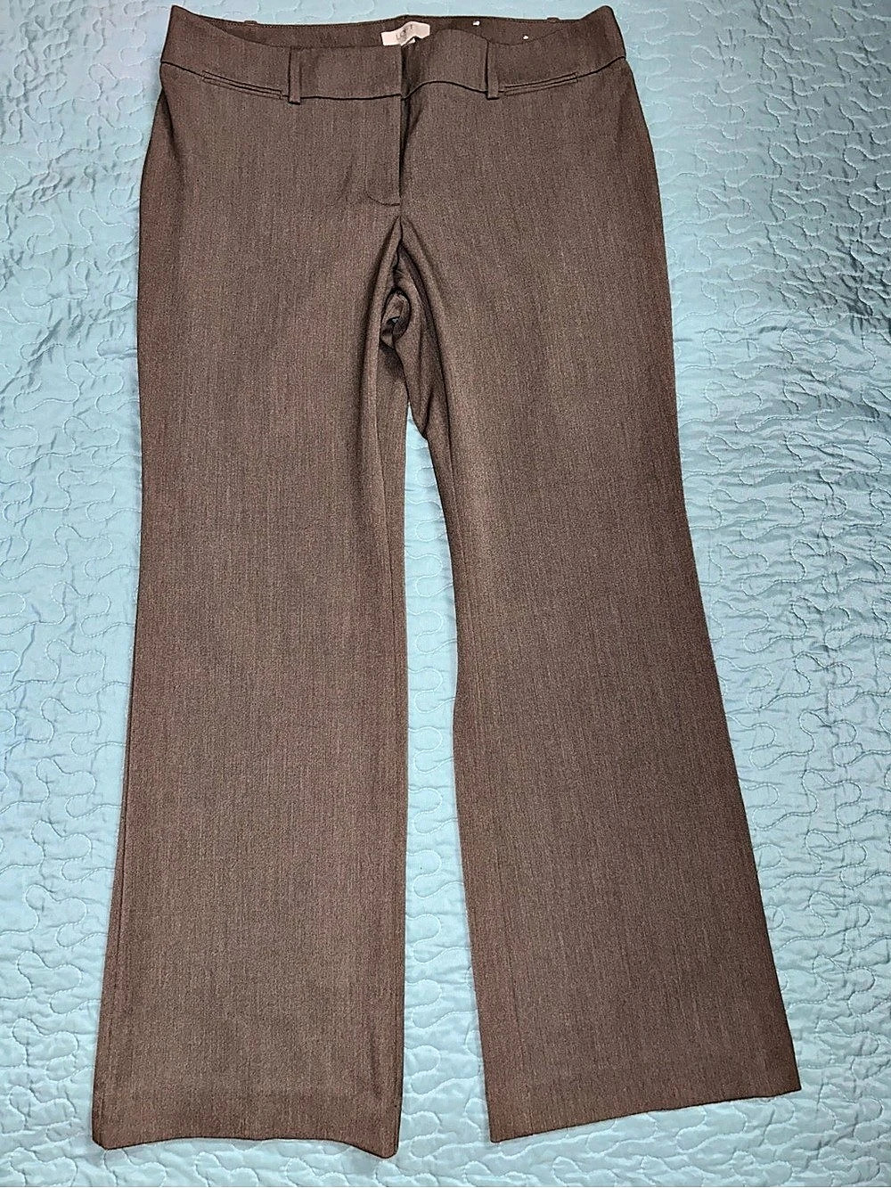 LOFT Wide Leg Pants in Brown Size 10P Like New
